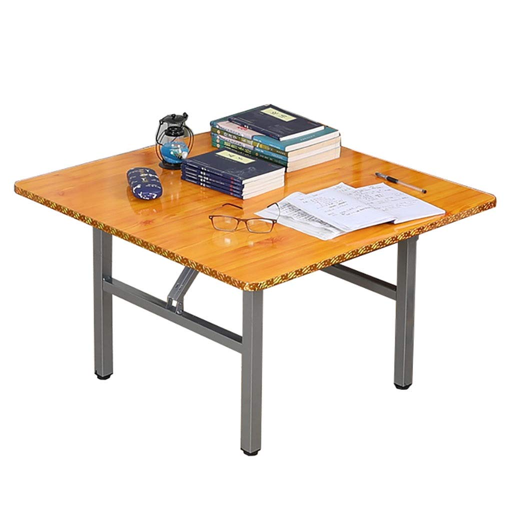 Foldable Square Table - 75x75x46cm Multi-Purpose Dining, Coffee, Study & Picnic Table | Portable & Space-Saving | 2 Color Options (A/B) | Perfect for Small Apartments, Outdoor Camping & Home Office