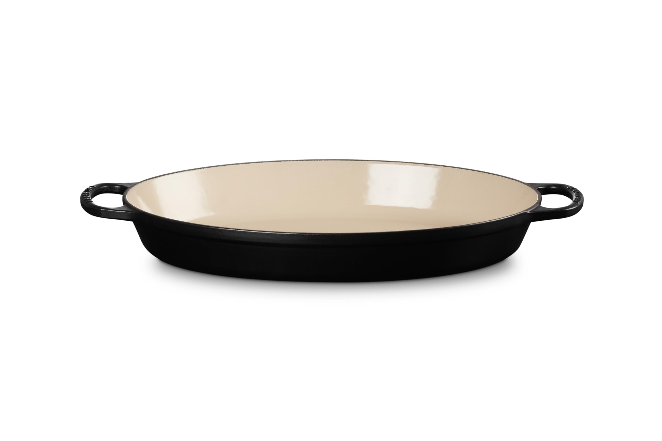 Le Creuset 3 Quart Enameled Cast Iron Oval Dutch Oven - Signature Licorice Black for Baking, Roasting & Slow Cooking | Perfect for Casseroles, Bread & Stews