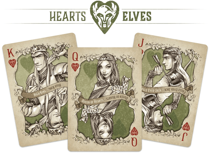 Mythic Kingdoms Premium Playing Cards Set - Fantasy-Themed Deck for Poker, Magic Tricks & Collectors | Perfect for Game Nights & Gifts