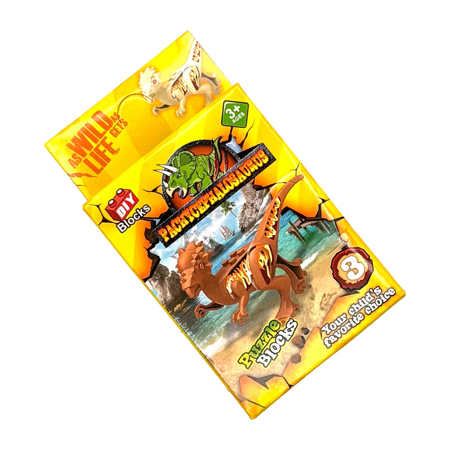 Dinosaur Brick Toys Set - 12 Piece Building Blocks for Kids | Creative STEM Educational Toys for Boys & Girls | Perfect for Birthday Gifts & Classroom Activities