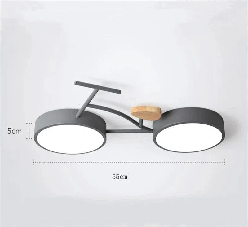 Best Kids Bike Light - LED Safety Bicycle Light for Boys & Girls - Bright USB Rechargeable Cycling Lights for Night Riding, Bedroom Decor, and Playroom Fun