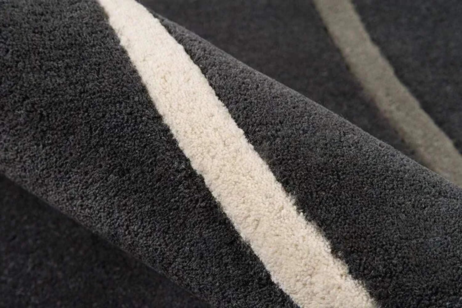 Hand Tufted Momeni Area Rug 8x10 Feet - Soft Charcoal Gray Modern Rug for Living Room, Bedroom & Home Decor | Durable & Stylish Floor Covering