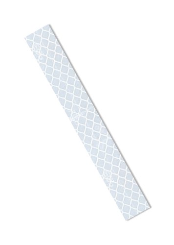 3M 3430 White Micro Prismatic Reflective Safety Tape - 0.5