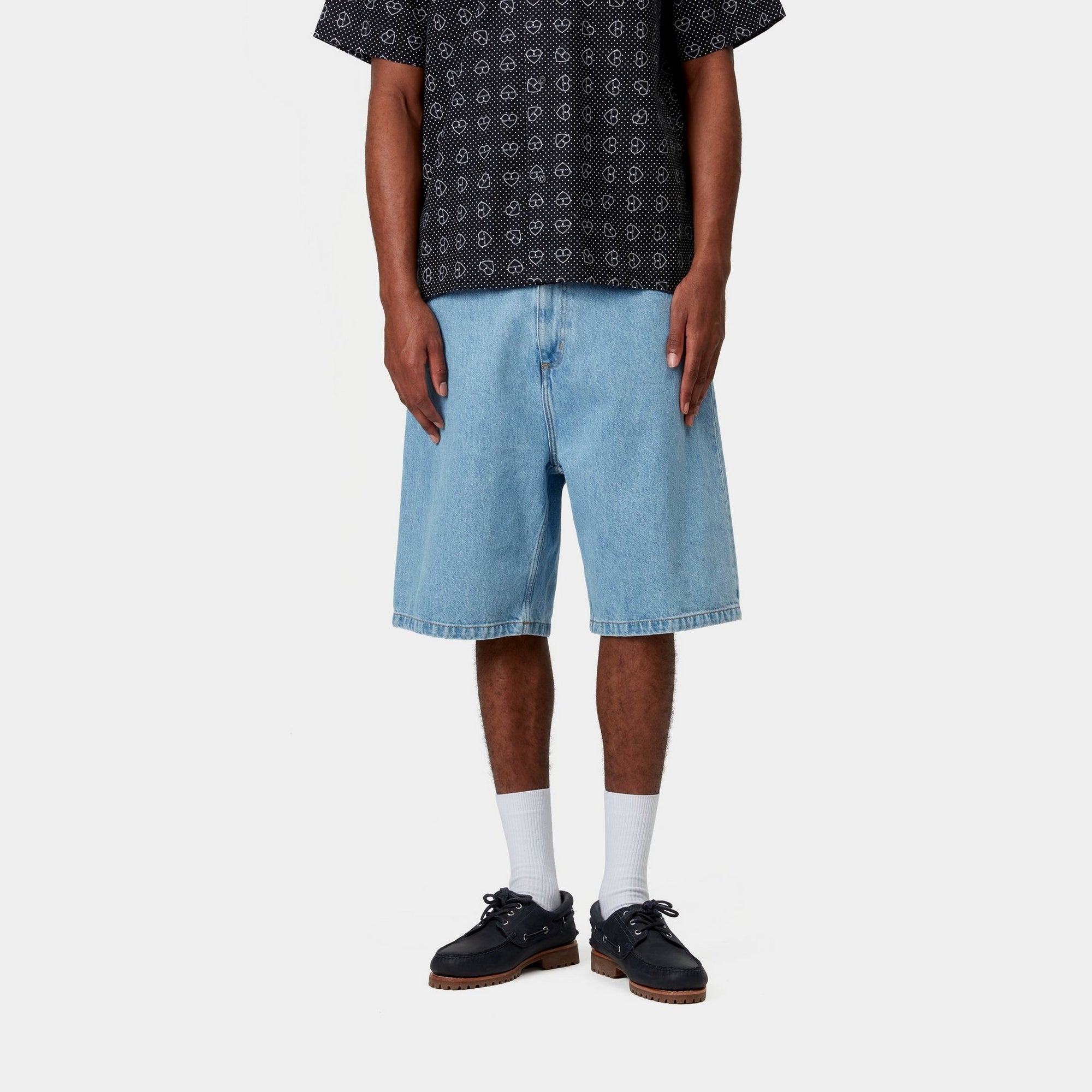 Brandon Short Sleeve T-Shirt for Men | Soft Cotton Casual Tee | Blue Stone Bleached Wash | Perfect for Everyday Wear & Outdoor Activities