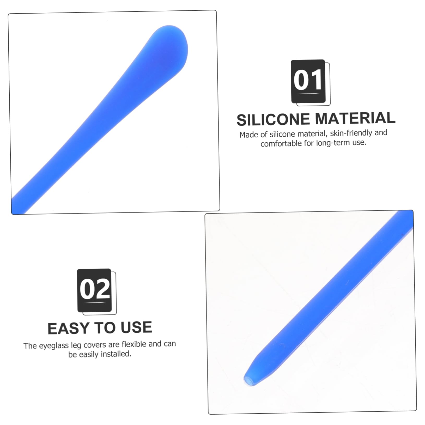 14 Pack Silicone Ear Hooks for Glasses - Soft Metal Glasses Leg Covers & Tips - Anti-Slip Eyewear Accessories for Comfortable Wear (Perfect for Reading, Driving & Daily Use)