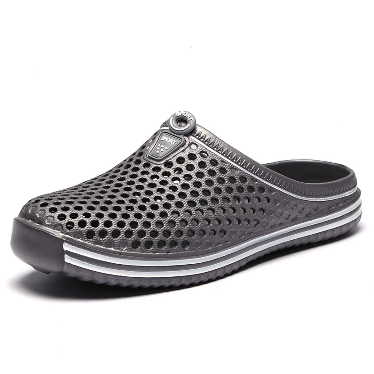 HYDLONGR Unisex Lightweight Breathable Non-Slip Garden Clogs - Quick-Drying Water Shoes for Beach, Pool, Yard Work & Outdoor Activities - Men's & Women's Slip-On Mule Sandals