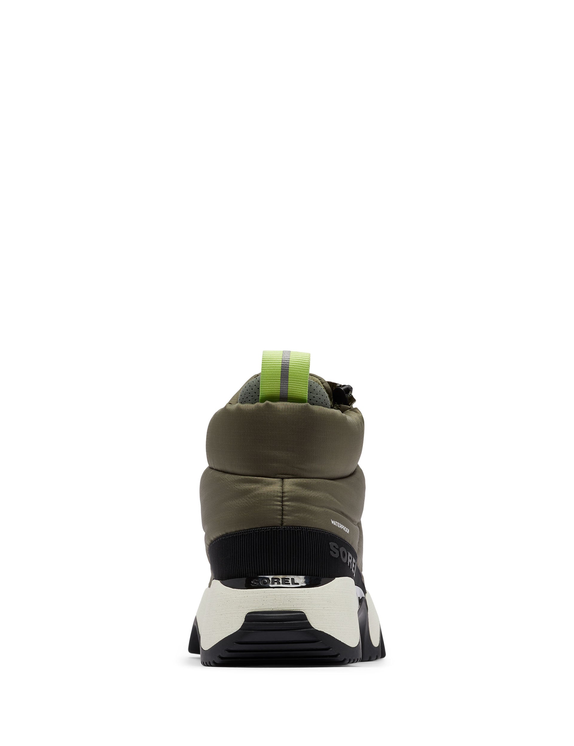 Kinetic Impact Puffy Sneaker Boot for Women - Waterproof Winter Shoes, Stone Green/Black - Comfortable & Stylish for Outdoor Activities, Hiking, and Casual Wear