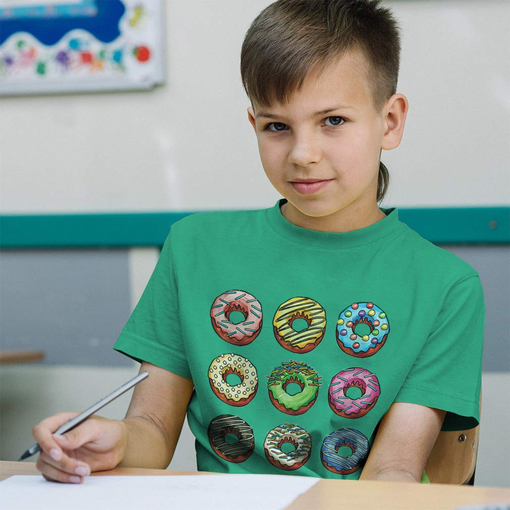 Funny Donut Toddler T-Shirt - 100% Cotton Cute Baby Boy & Girl Clothes - Perfect for Playdates, Birthday Parties & Everyday Wear