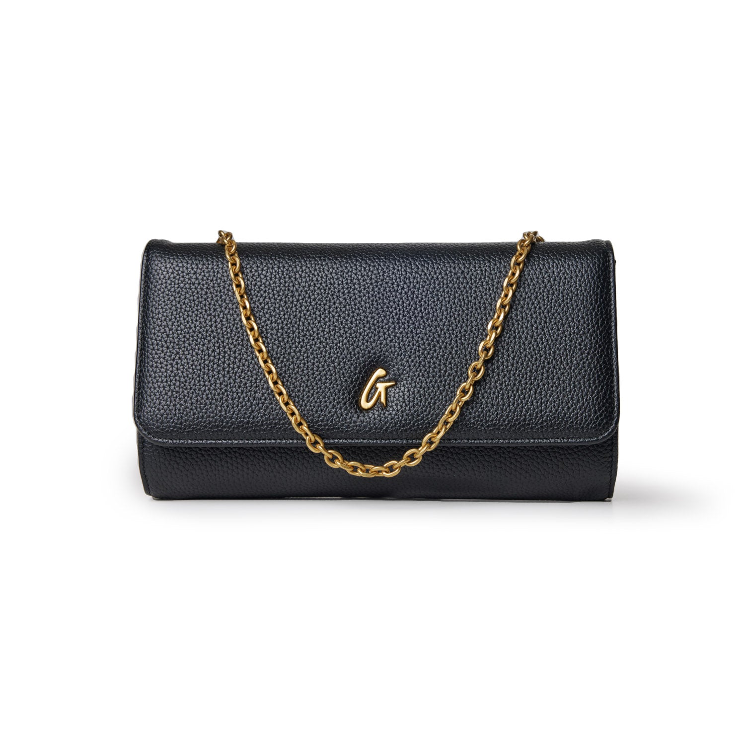 Pebble Travel Wallet on Chain (WOC) - Stylish Black Crossbody Bag for Women | Perfect for Travel, Shopping & Everyday Use