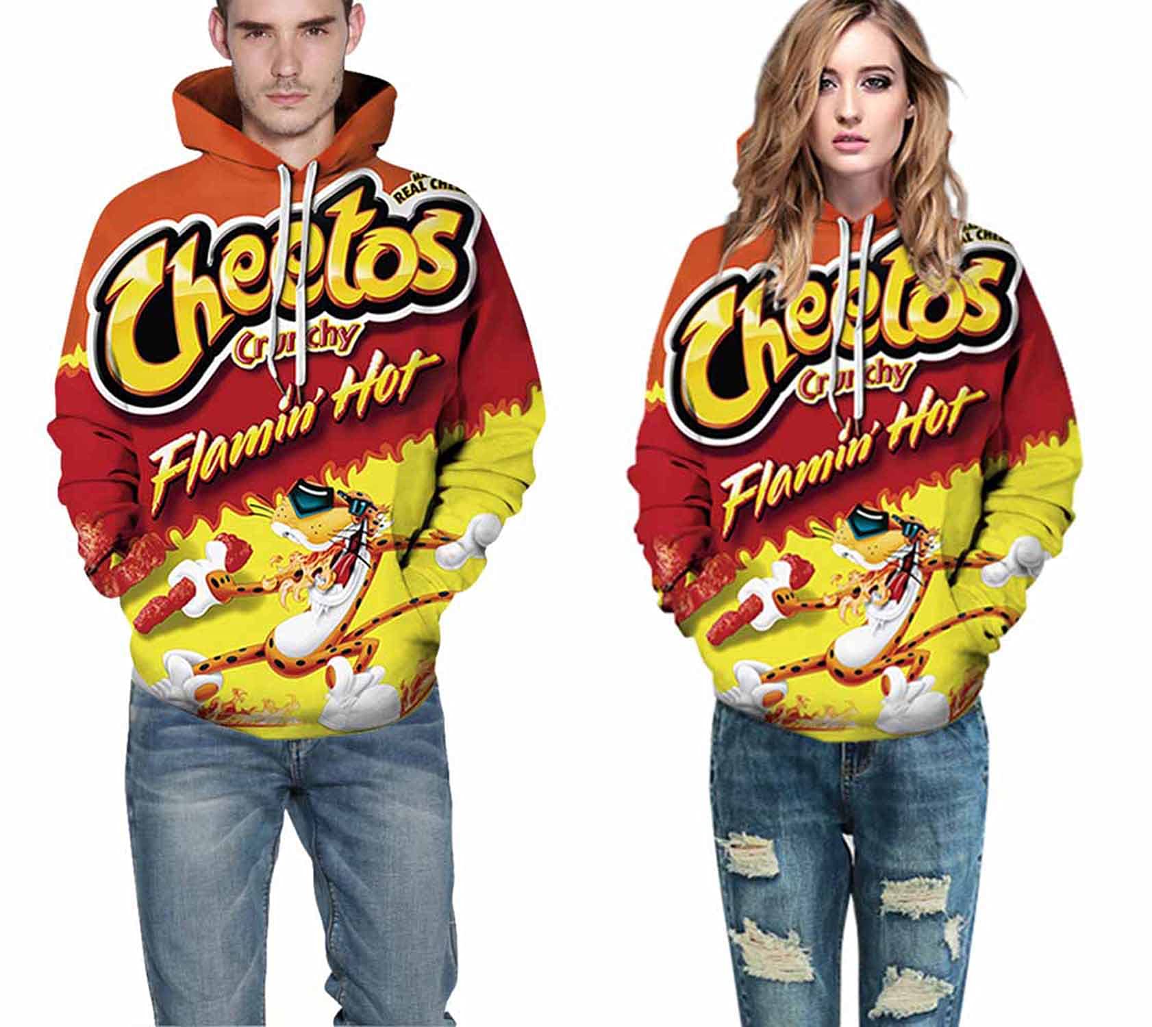 Keasmto 3D Ramen Chicken Noodle Soup Hoodie - Unisex Beef Print Sweatshirt for Men & Women | Soft Cotton Pullover | Cute Foodie Fashion for Casual Wear & Anime Lovers