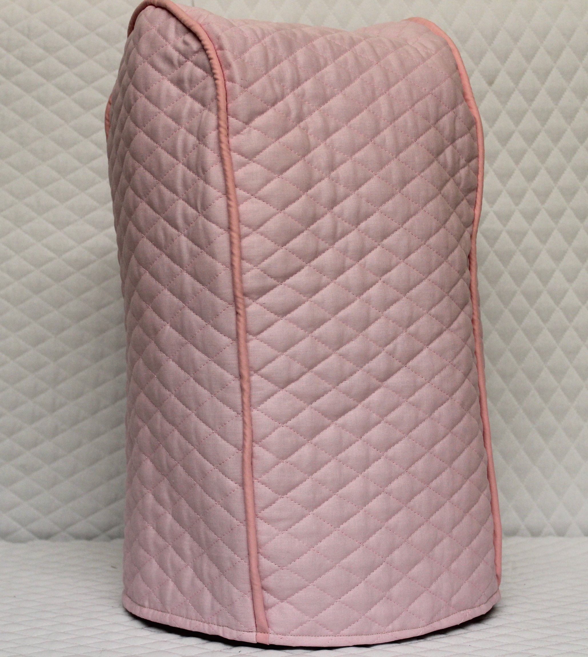 Pink Quilted Food Processor Cover - Waterproof & Dustproof Kitchen Appliance Protector for Blenders & Mixers - Perfect for Countertop Storage & Small Kitchen Organization