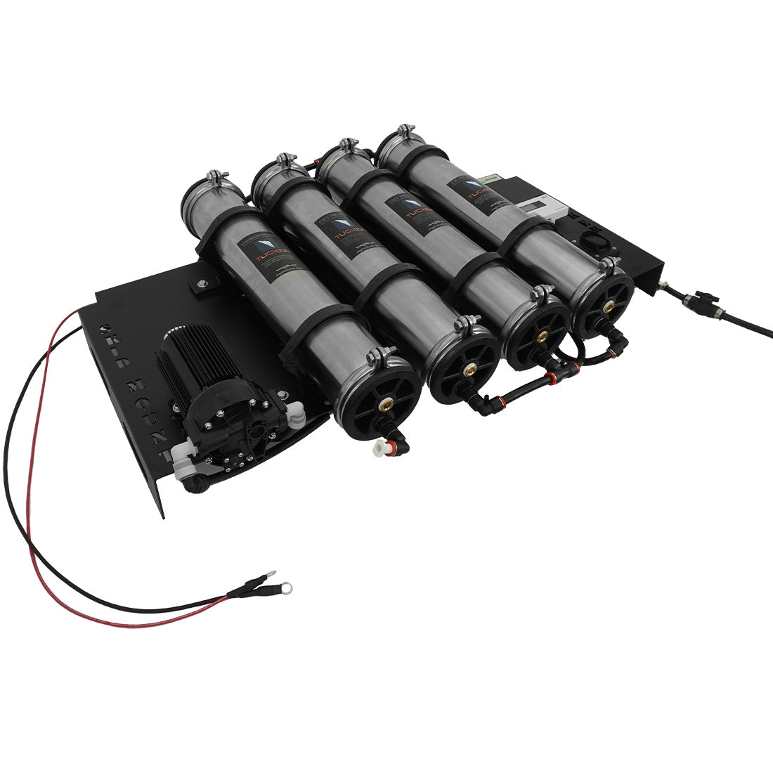 Tucker Skid Mount RO/DI Water Filtration System - Commercial & Industrial Reverse Osmosis Water Purifier for Marine, Agriculture, and Food Processing Applications