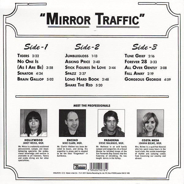 Stephen Malkmus & The Jicks - Mirror Traffic Vinyl LP (Limited Edition, Near Mint, Double LP with Etched Side) - Perfect for Record Collectors & Indie Rock Fans
