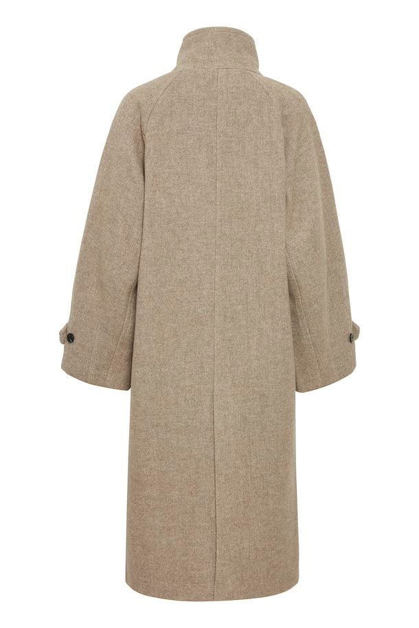Iva Coat Women's Lightweight Trench Coat - Desert Taupe Color, Water-Resistant Outerwear for Fall & Spring | Perfect for Office, Travel & Casual Outfits