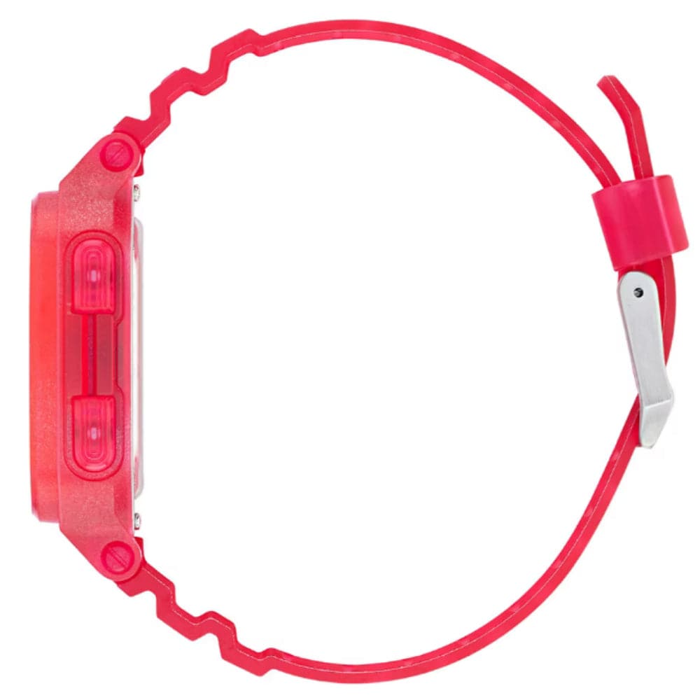 Adidas Digital AOST22052 Pink Resin Strap Unisex Watch - Stylish & Durable for Sports, Fitness & Everyday Wear