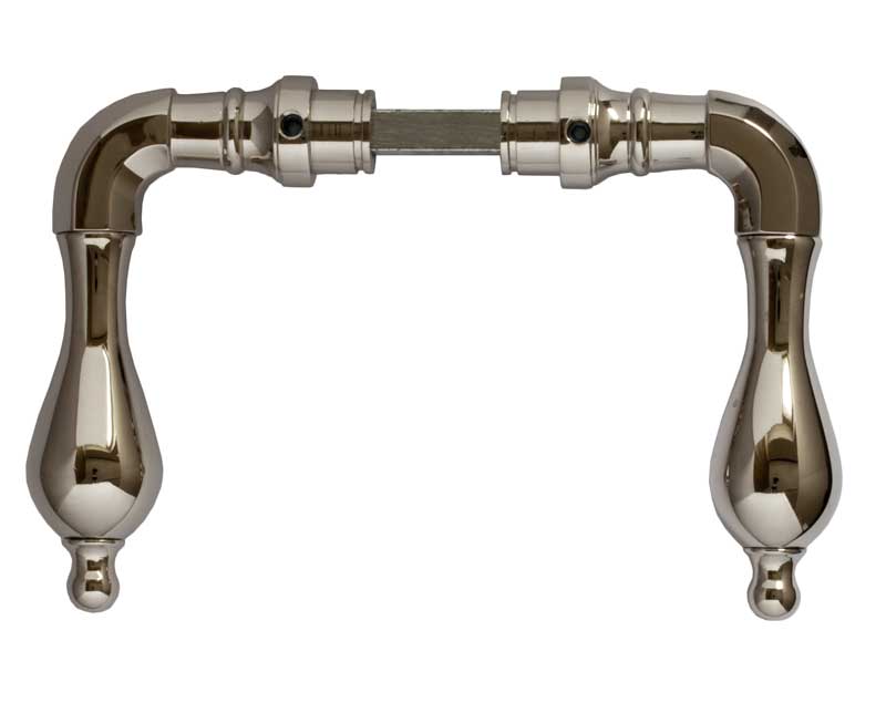 Dörrtrycke Näsman No. 212 Nickel Finish Door Handle - Vintage Style Cabinet & Furniture Hardware for Home Decor and Restoration Projects
