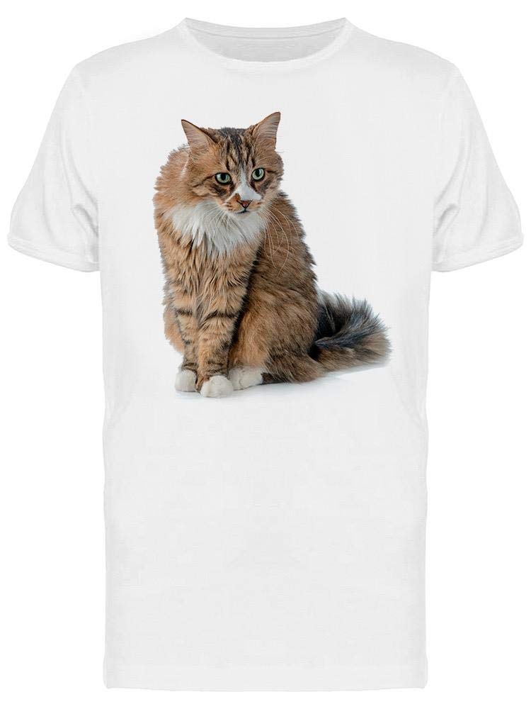 Watchful Norwegian Cat Graphic T-Shirt for Men - Stylish Casual Wear for Everyday Outfits & Cat Lovers