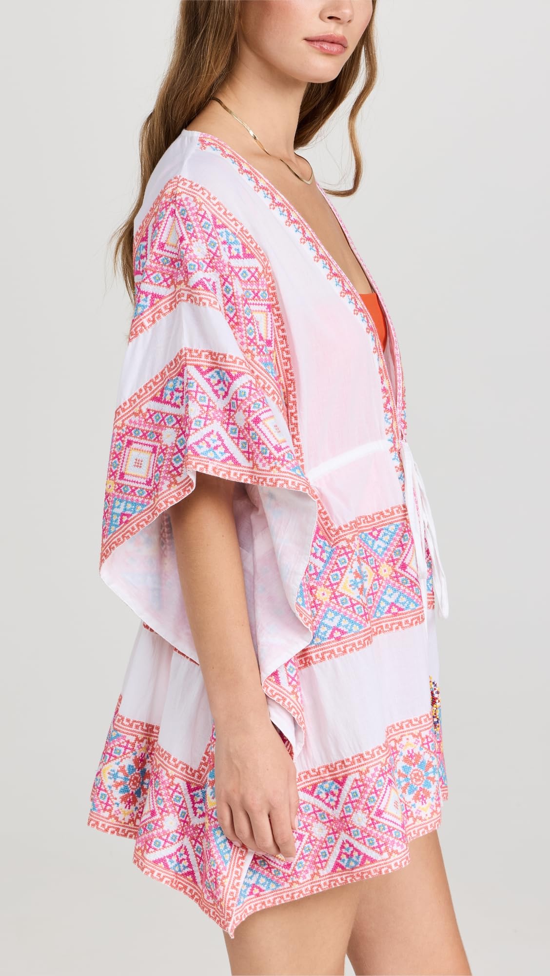 Ramy Brook Women's Samira Dress - Flowy Summer Midi Dress with V-Neck & Floral Print | Perfect for Beach Vacations, Weddings & Date Nights