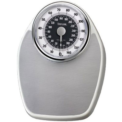 Taylor Precision Products Mechanical Analog Bathroom Scale - Accurate Weight Measurement for Home, Gym & Health Tracking