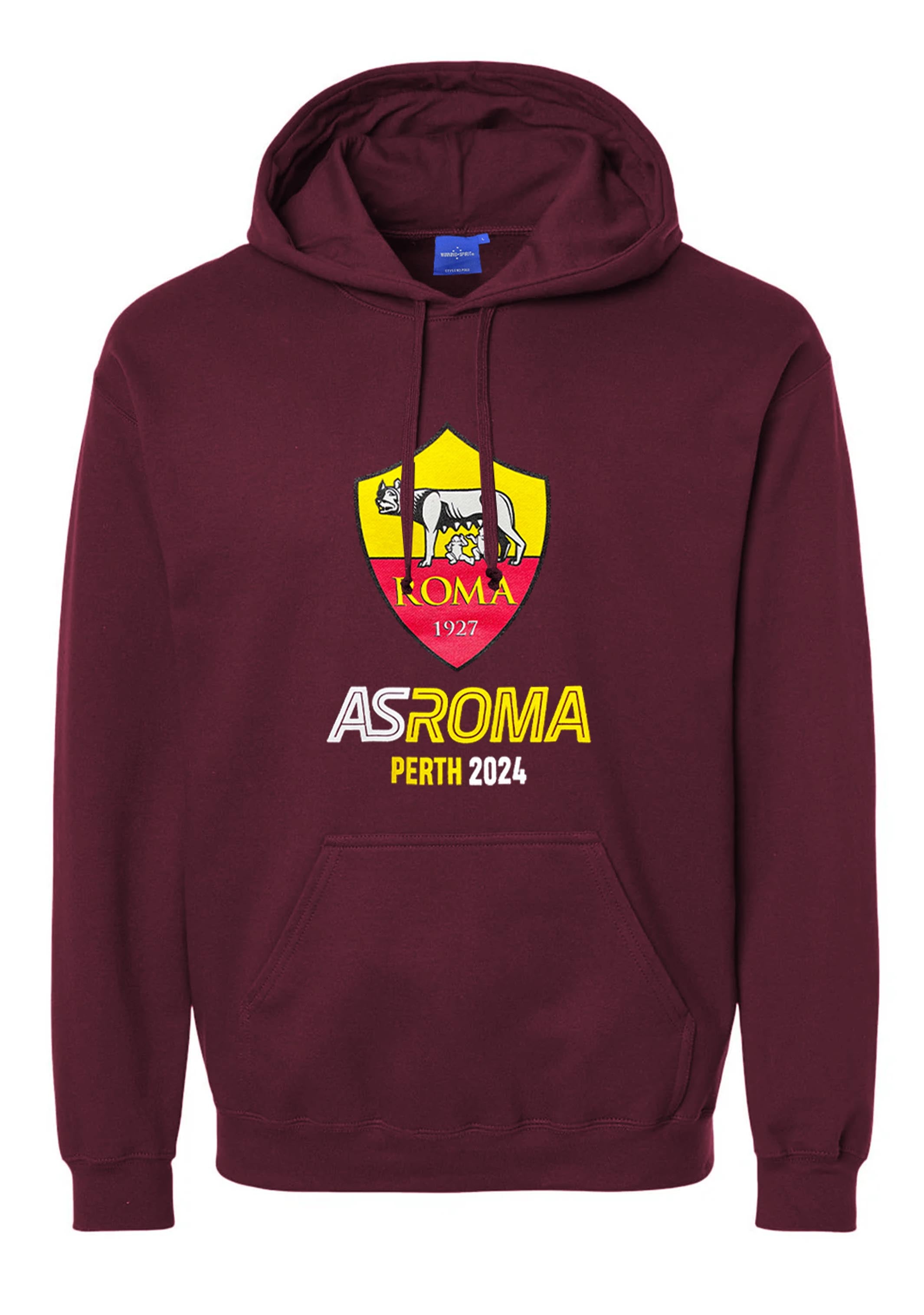 AS Roma Men's Perth Tour Hoodie - Official Football Fan Hooded Sweatshirt for Soccer Supporters | Perfect for Match Days, Casual Wear & Gifts