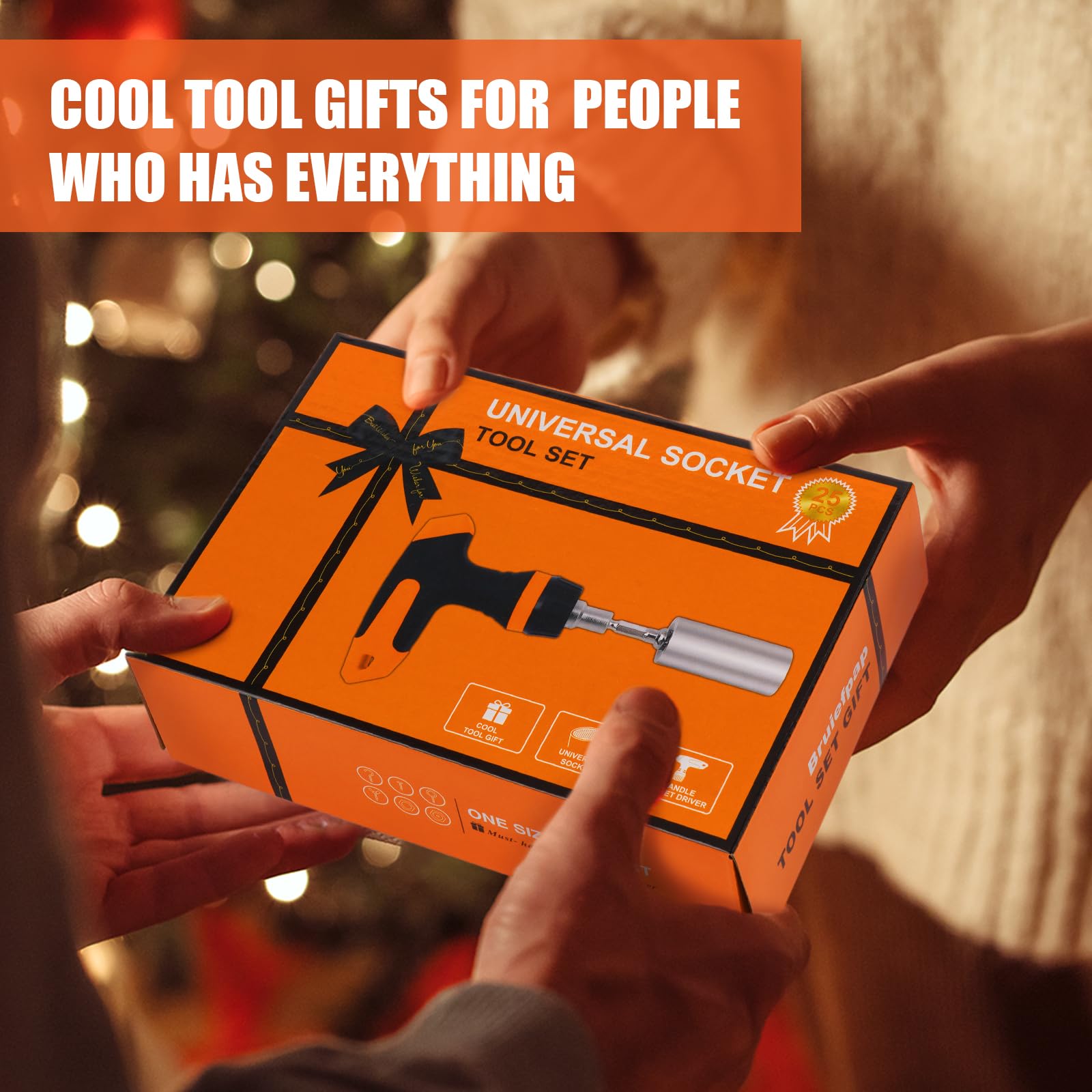 **Universal Ratcheting Socket Tool Set with Power Drill Adapter - 45-Piece T-Handle Screwdriver Kit for DIY, Home Repair & Automotive - Perfect Gift for Men, Dad, Boyfriend & Handyman (Christmas, Birthday, Stocking Stuffer)**    *(Use Cases: Ideal for home improvement projects, car repairs, furniture assembly, and general maintenance tasks.)*