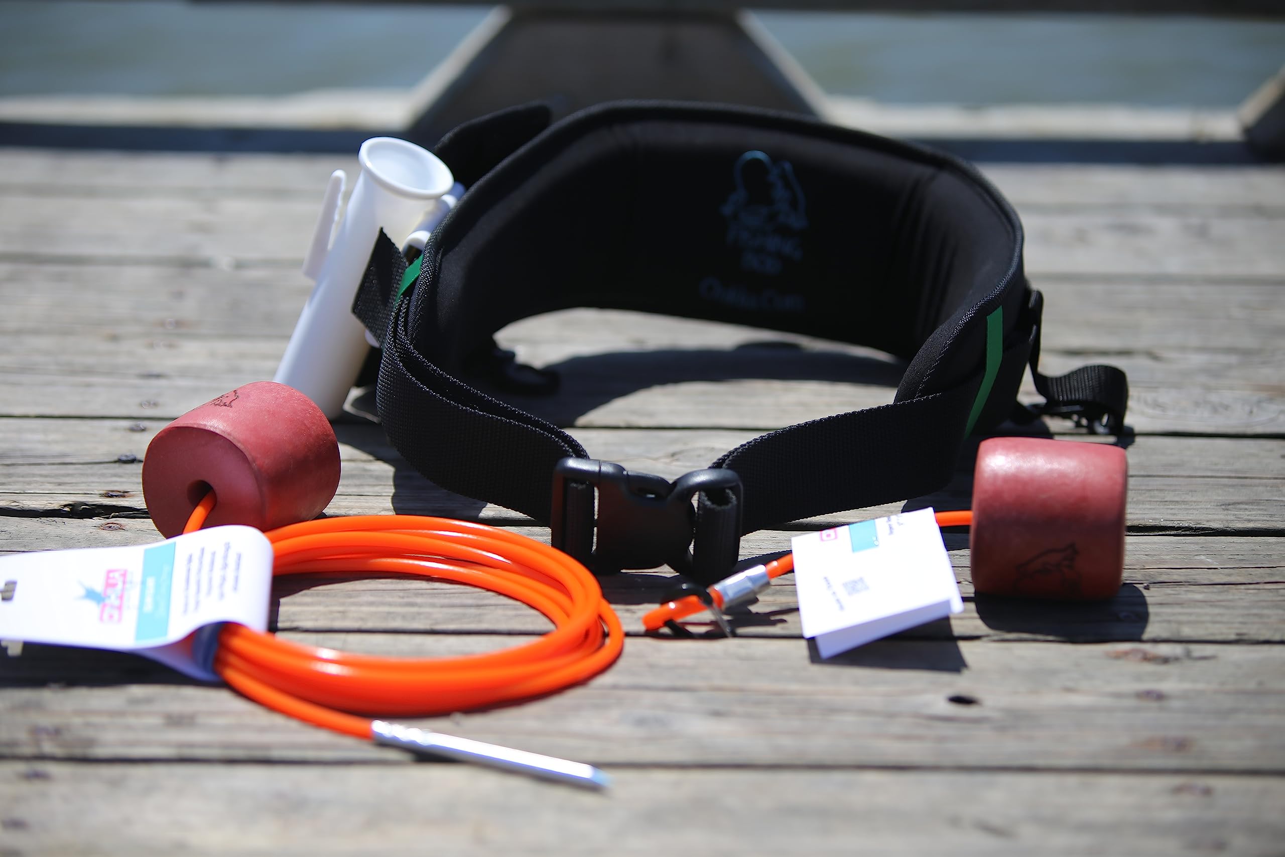 **Wade Fishing Belt with Stringer, Boga Float & Rod Holder – Whitley Classic EVO Wading Belt Combo for Fly Fishing, Kayak Fishing & Outdoor Adventures**