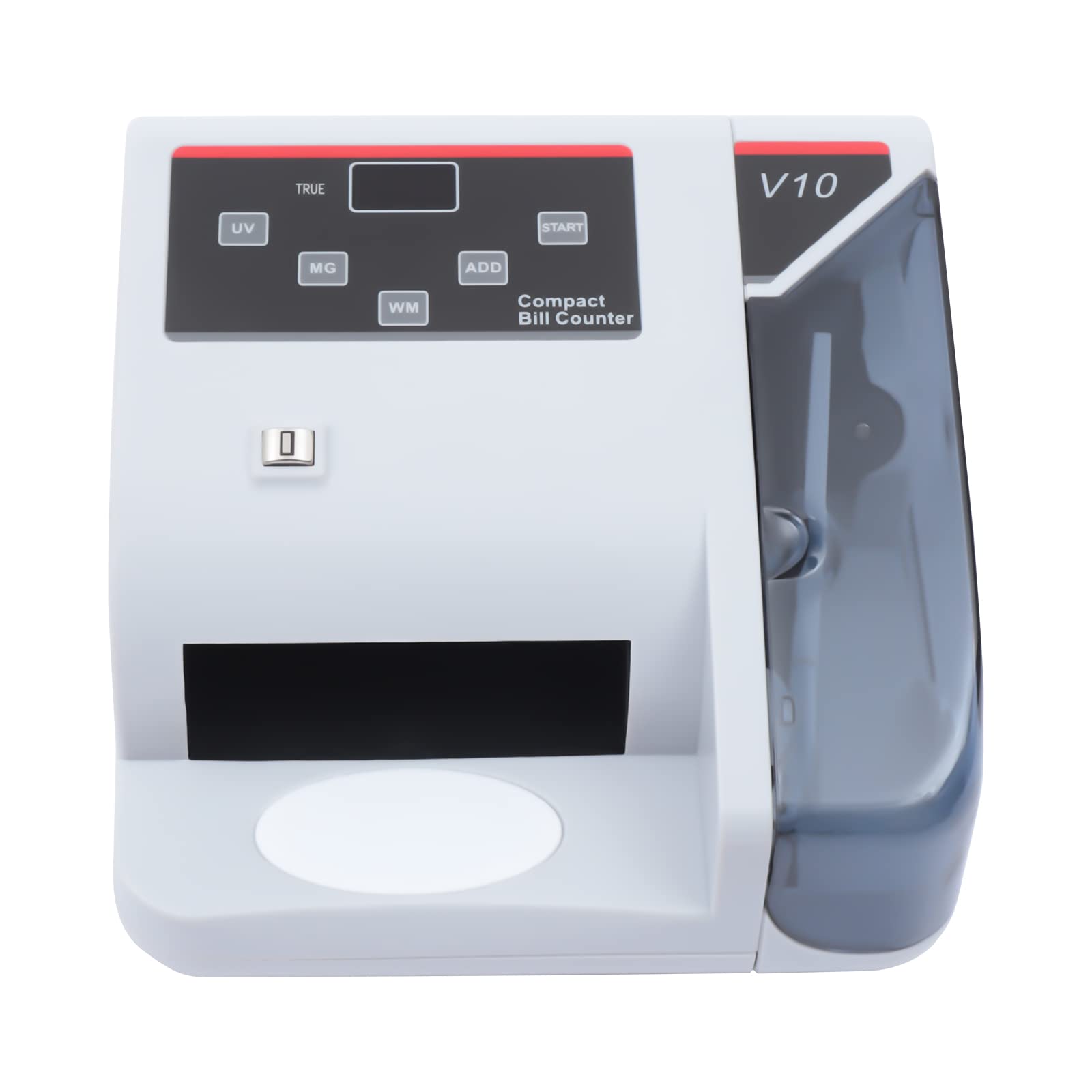 Portable Money Counter Machine with UV/MG/WM Counterfeit Detection - Multi-Currency Bill Counter for USD, EUR, GBP - 100-240V LED Display Cash Counting for Banks, Retail Stores, and Small Businesses
