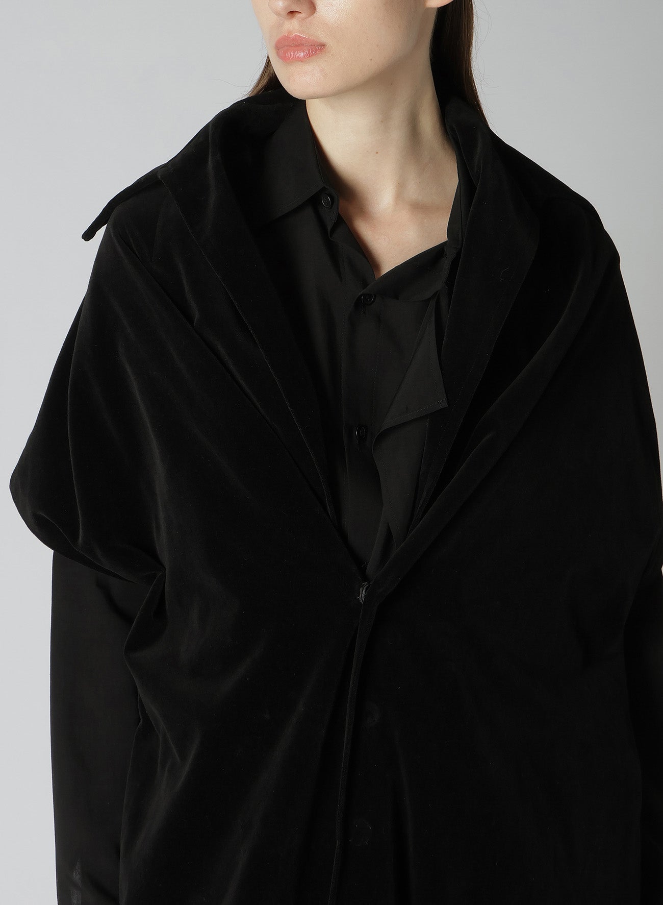 Velvet Draped Neck Dress for Women - Elegant & Stylish Evening Gown for Parties, Weddings & Special Occasions