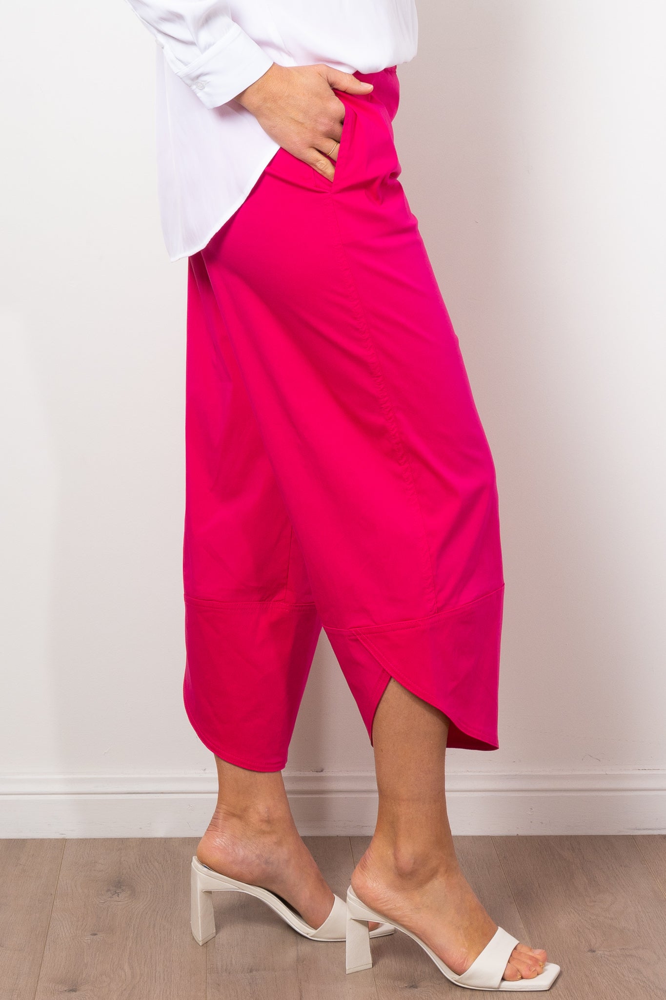 Mela Purdie Bevel Pant Microprene - High-Waist Slim Fit Work Pants for Women - Perfect for Office, Business Casual & Professional Workwear