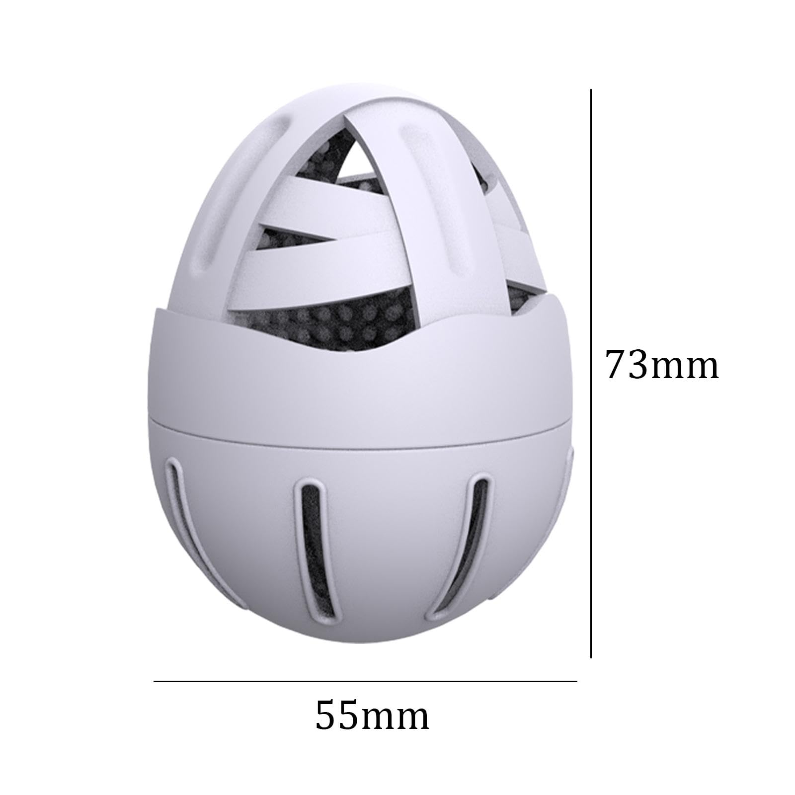 CALANDIS® Egg Scrubber - Soft Reusable Kitchen Gadget for Washing Eggs (7.3x5.5cm, Violet) | Multipurpose Egg Cleaner | Perfect for Farm Fresh Eggs, Organic Produce & Meal Prep