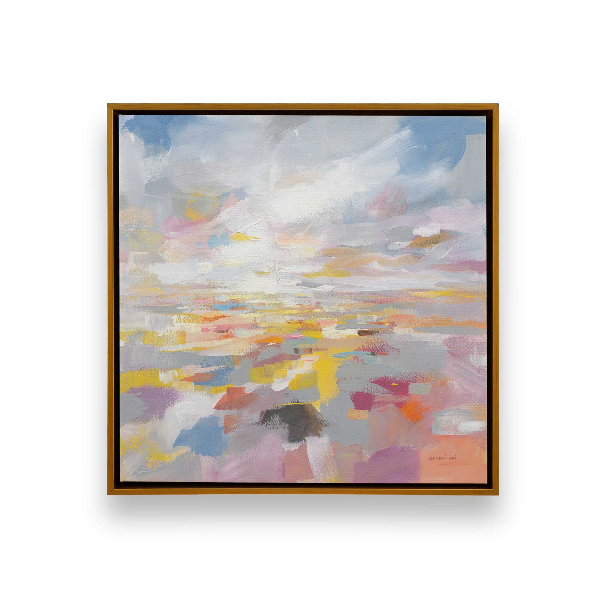 Dreamy Evening Abstract Canvas Wall Art - Modern Home Decor for Living Room, Bedroom & Office