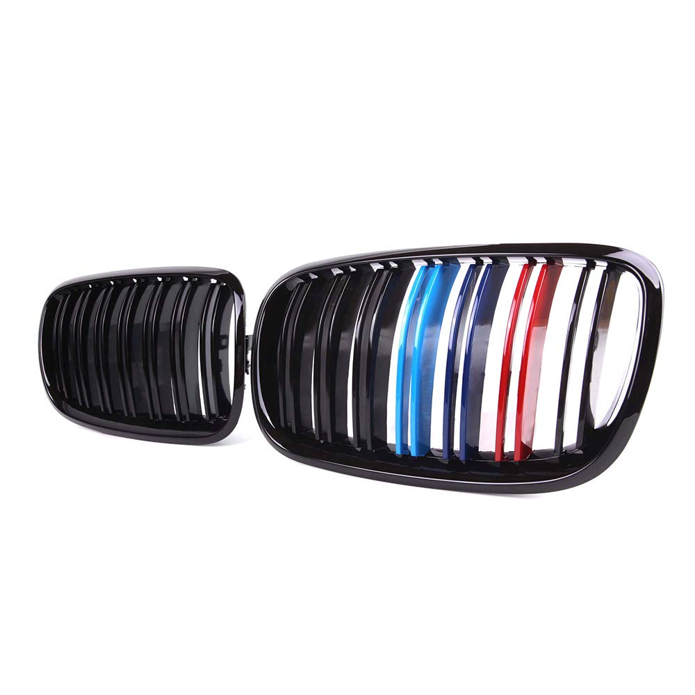 BMW X5 X6 E70 E71 Front Grille Grill Double Kidney Replacement (2008-2014) - Perfect for Car Upgrades & Customization
