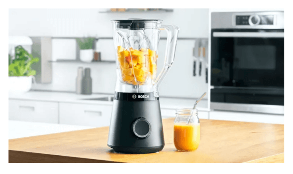 Bosch MMB6141B 1200W High-Power Blender - Black | Professional Smoothie & Food Processor for Home & Kitchen | Perfect for Smoothies, Soups, Nut Butters & Ice Crushing