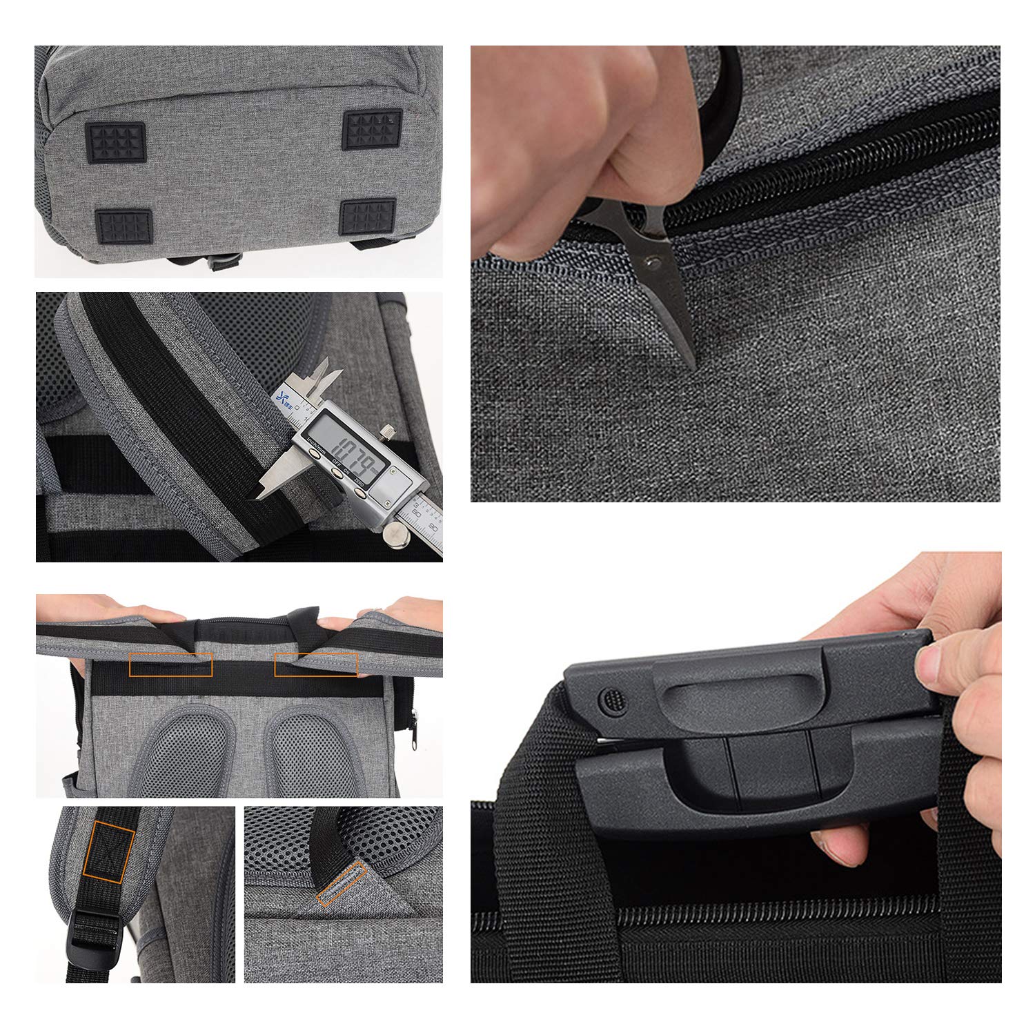 Heavy Duty Backpack Tool Bag with Padded Back Support - Durable Electrician Tool Kit Organizer for Plumbers, HVAC & Cable Technicians - Perfect for Job Sites, Home Repairs & Outdoor Work