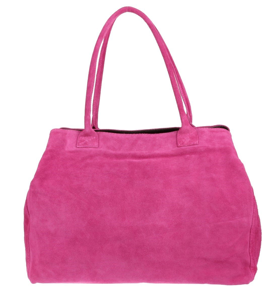 Stylish Expandable Italian Suede Leather Shoulder Bag for Women - Fashionable Crossbody Purse for Work, Travel & Daily Use