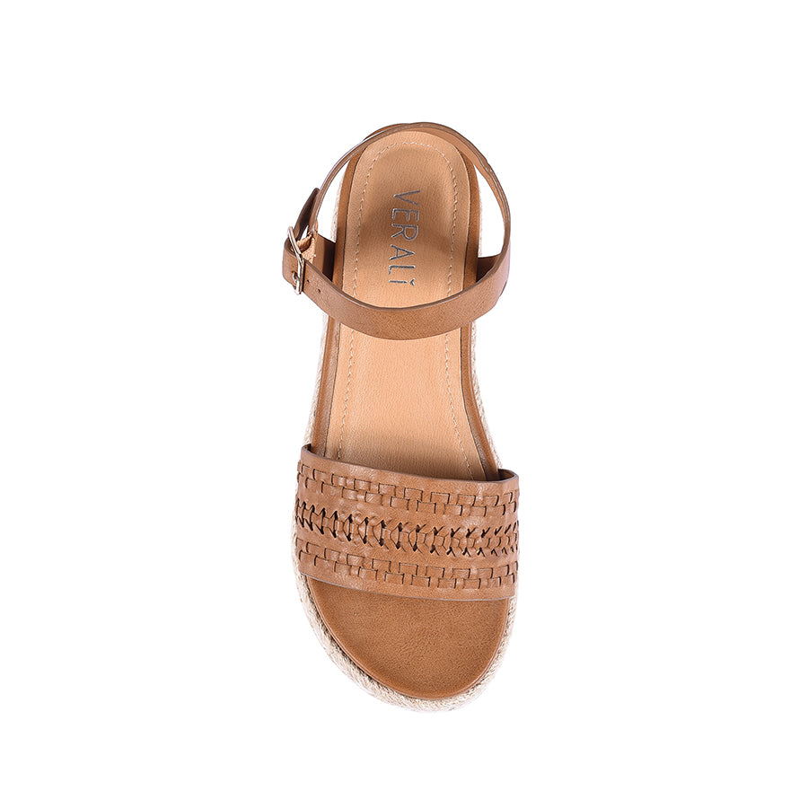 Disco Footbed Sandals for Women - Soft Tan Leather Comfort Sandals with Arch Support | Perfect for Beach, Vacation & Summer Walking