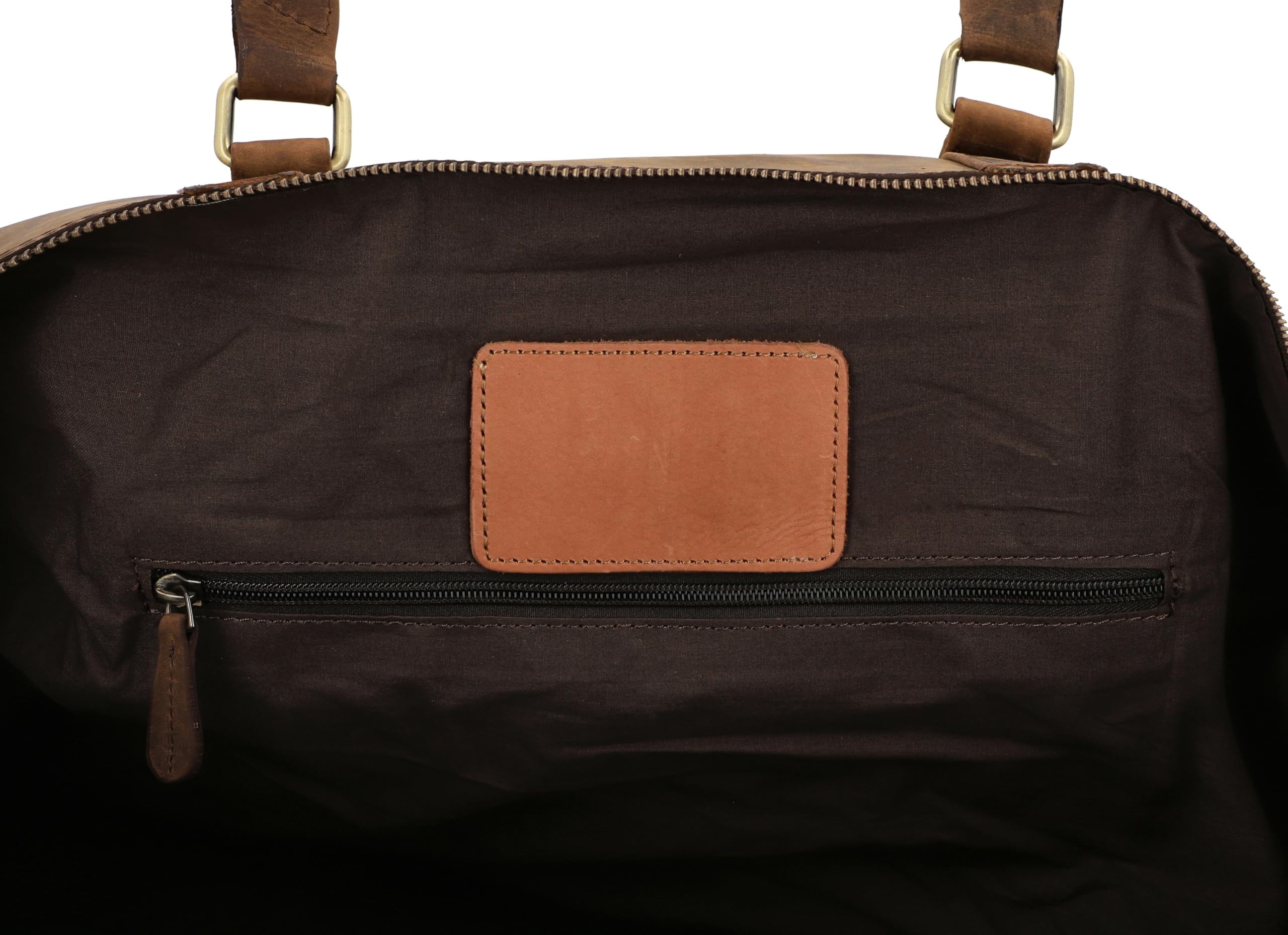Premium Genuine Leather Travel Bag for Men & Women - Durable Carry-On Luggage for Business Trips, Vacations & Weekend Getaways