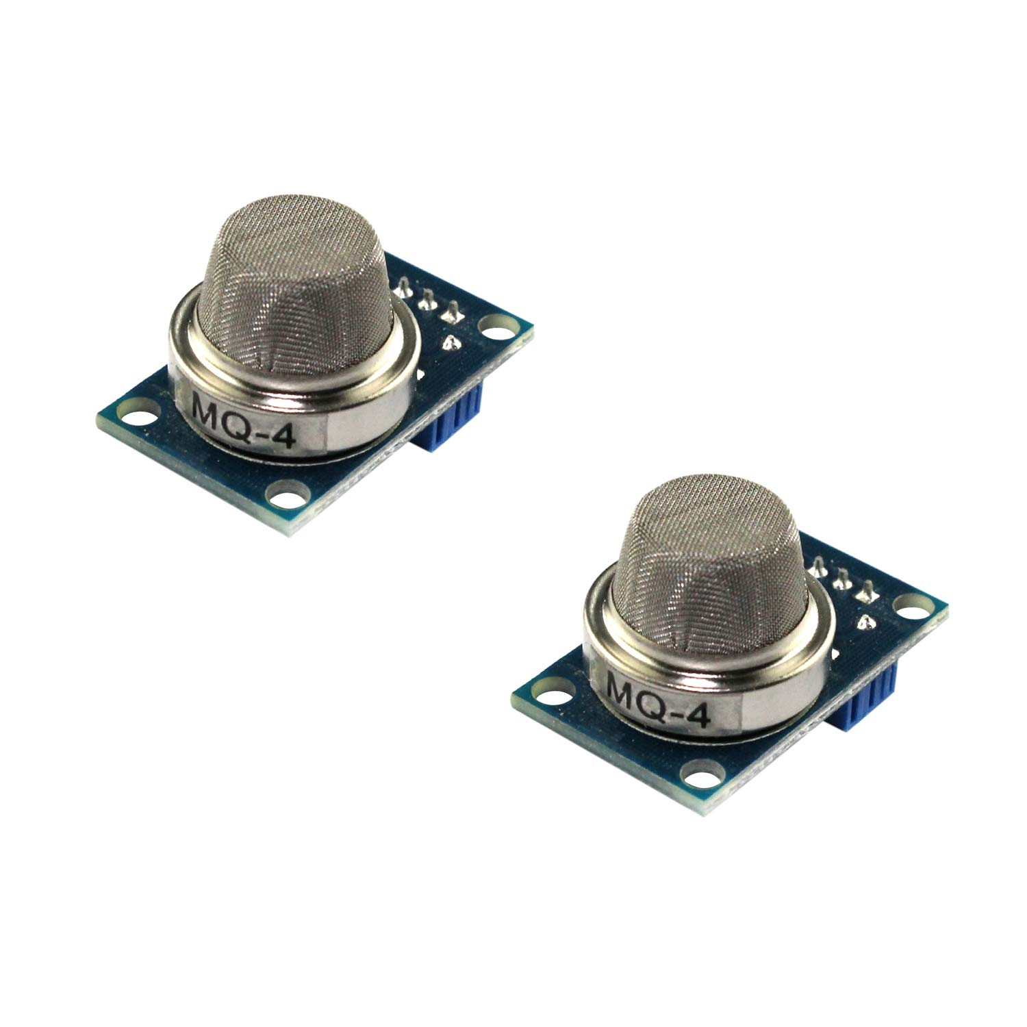 2 Pack MQ-4 Gas Sensor for Natural Gas, Methane Detection - High Sensitivity Air Quality Monitor for Home, Industrial Safety & DIY Projects
