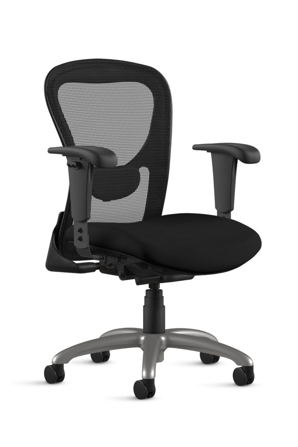 9 to 5 STRATA Mid Back Task Chair (1560) - Ergonomic Office Chair for Home & Work, Adjustable Height & Lumbar Support - Perfect for Desk Work, Gaming & Study