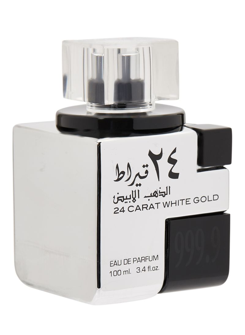 24K White Gold Eau de Parfum 100ml for Women - Luxury Floral Scent for Evening Events & Special Occasions