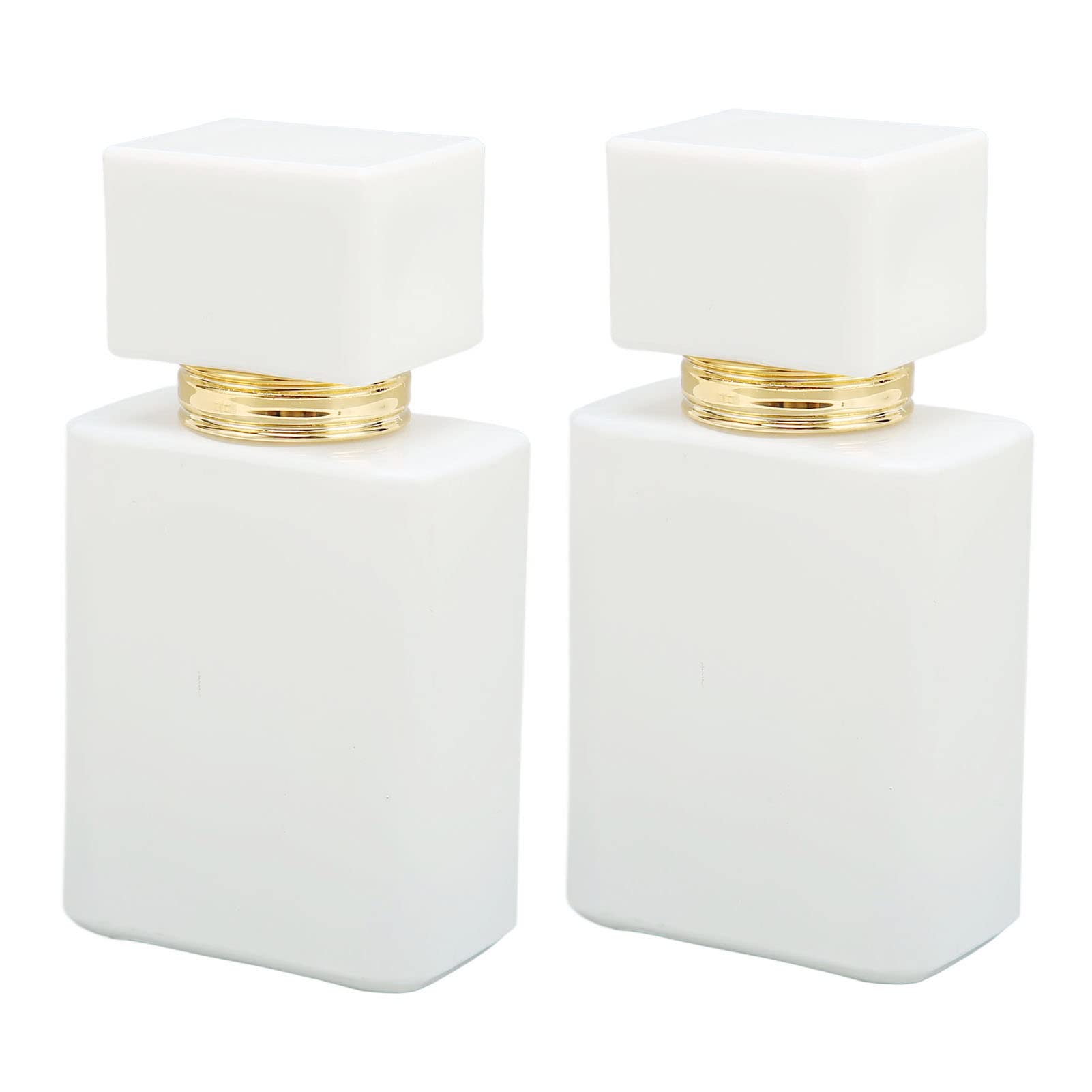 2PCS 30ml Glass Perfume Atomizer - Portable Refillable Empty Perfume Bottles for Travel, Gym & On-The-Go Fragrance Refills