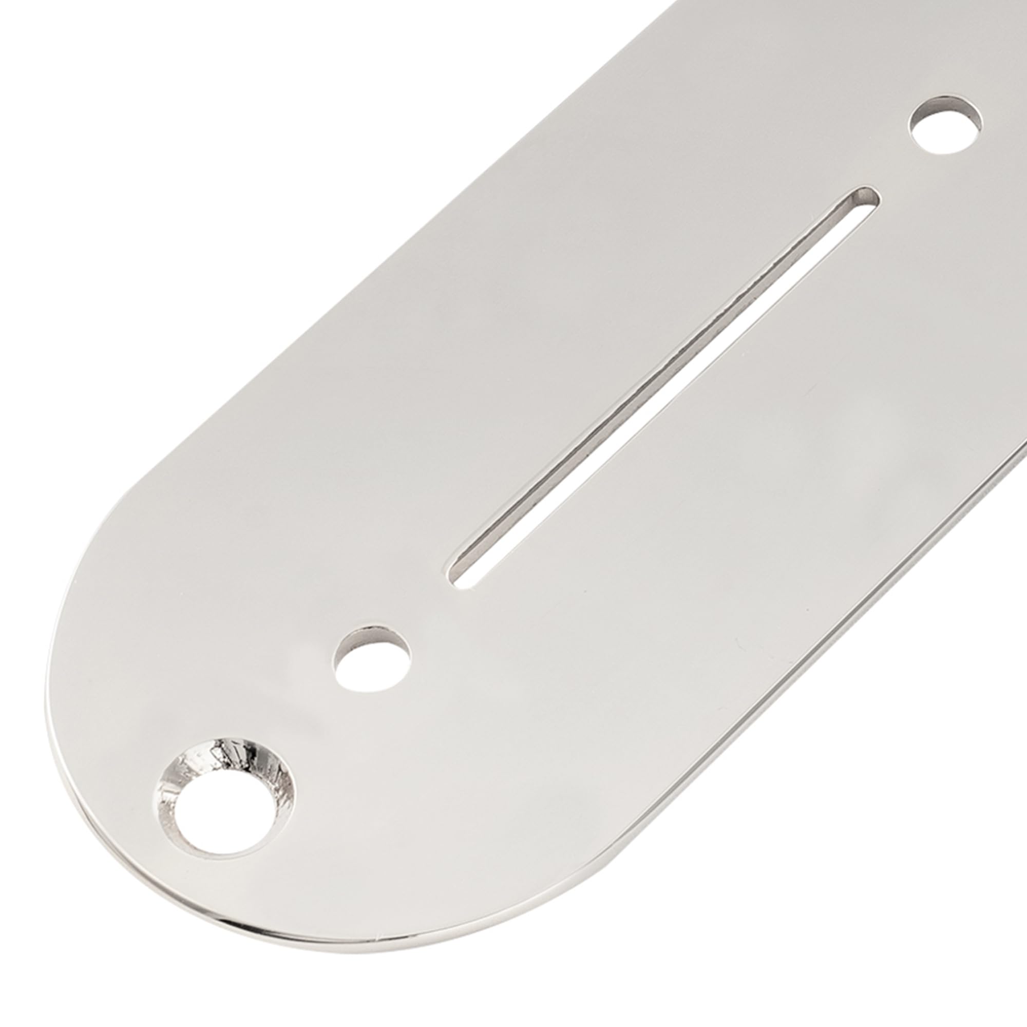 Musiclily Pro 32mm Steel Telecaster Control Plate with Narrow Pot Hole Spacing for Electric Guitar - Nickel Finish | Perfect for Guitar Upgrades, DIY Repairs & Vintage Tone Customization