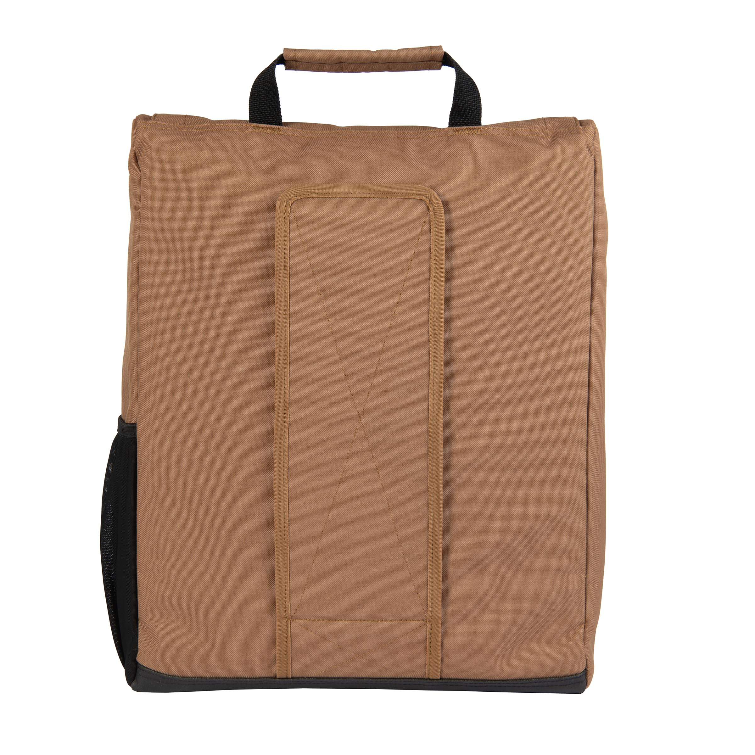 Carhartt Universal Front Seat Organizer - Durable Car Storage Organizer for Tools, Phones & Essentials | Fits Most Vehicles | Carhartt Brown | Perfect for Road Trips, Work Commutes & Outdoor Adventures
