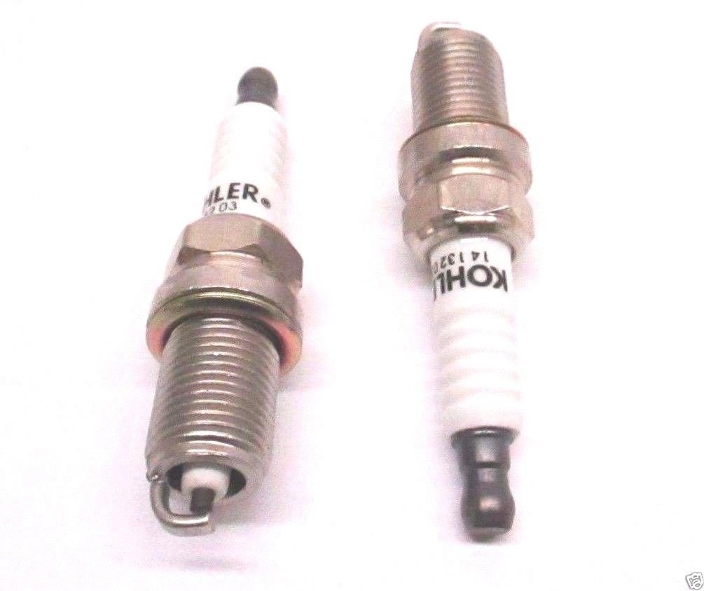 2 Pack Genuine Kohler 14-132-03-S OEM Spark Plug - Compatible with Lawn Mowers, Generators & Small Engines - High Performance Replacement Part