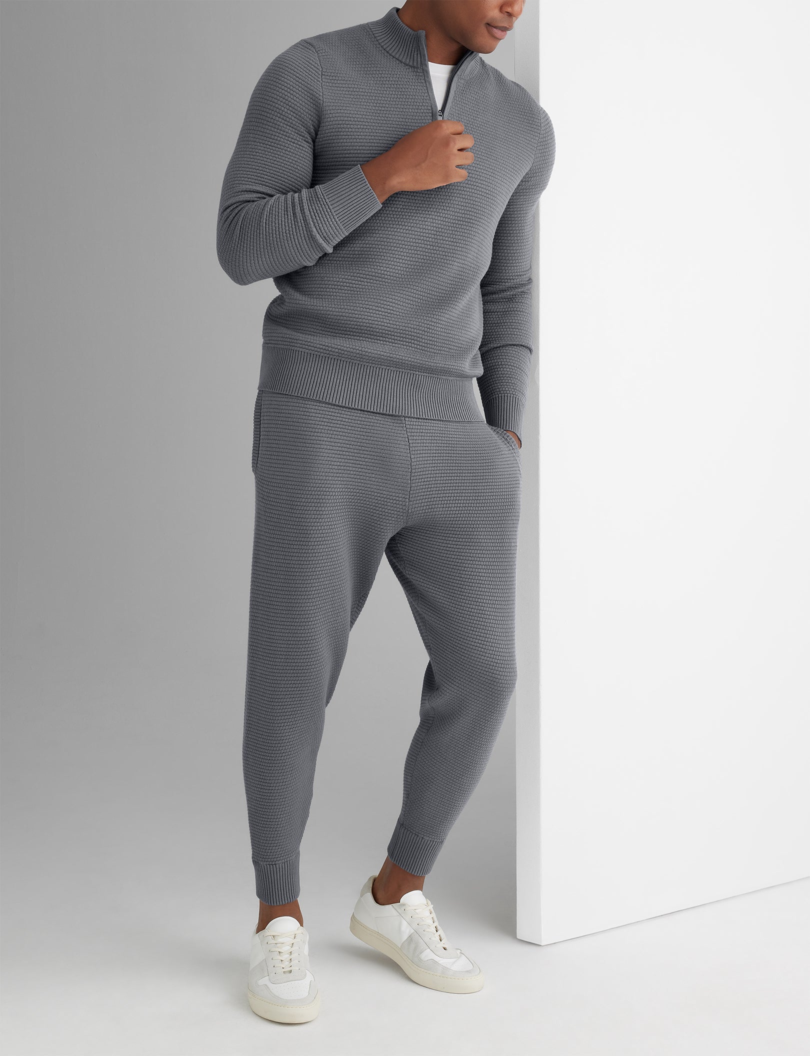 Cozy Sweater Lounge Jogger Pants for Women - Soft Fleece Loungewear Set, Comfortable Casual Outfit for Home, Yoga, and Relaxation