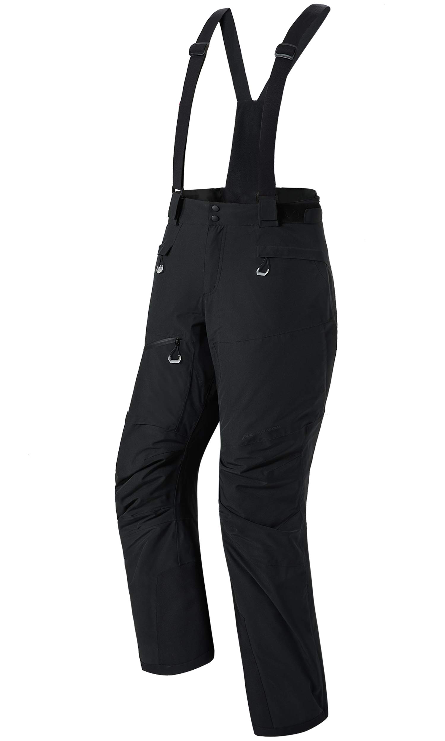 Fit Space Women's Insulated Snow Ski Bib Pants - Windproof, Waterproof & Breathable Snowboarding Overalls with Suspenders - Perfect for Skiing, Snowboarding & Winter Outdoor Activities