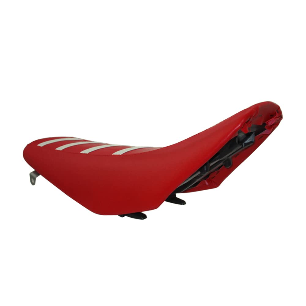 TC-Motor Ribbed Seat for Honda CRF110 Pit Dirt Bike & Chinese LXR Models - Comfortable Replacement Seat for Off-Road Riding & Motocross Racing