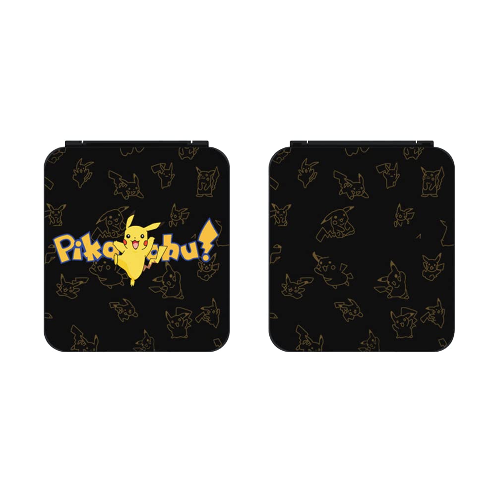 PERFECTSIGHT Nintendo Switch Game Card Holder Case - Compatible with Switch Lite & OLED Models, Slim Hard Shell Protective Storage with 12 Game Cartridge Slots - Cute Anime Design (Pikachu Style) - Perfect for Travel, Gaming Parties & Organizing Your Switch Game Collection