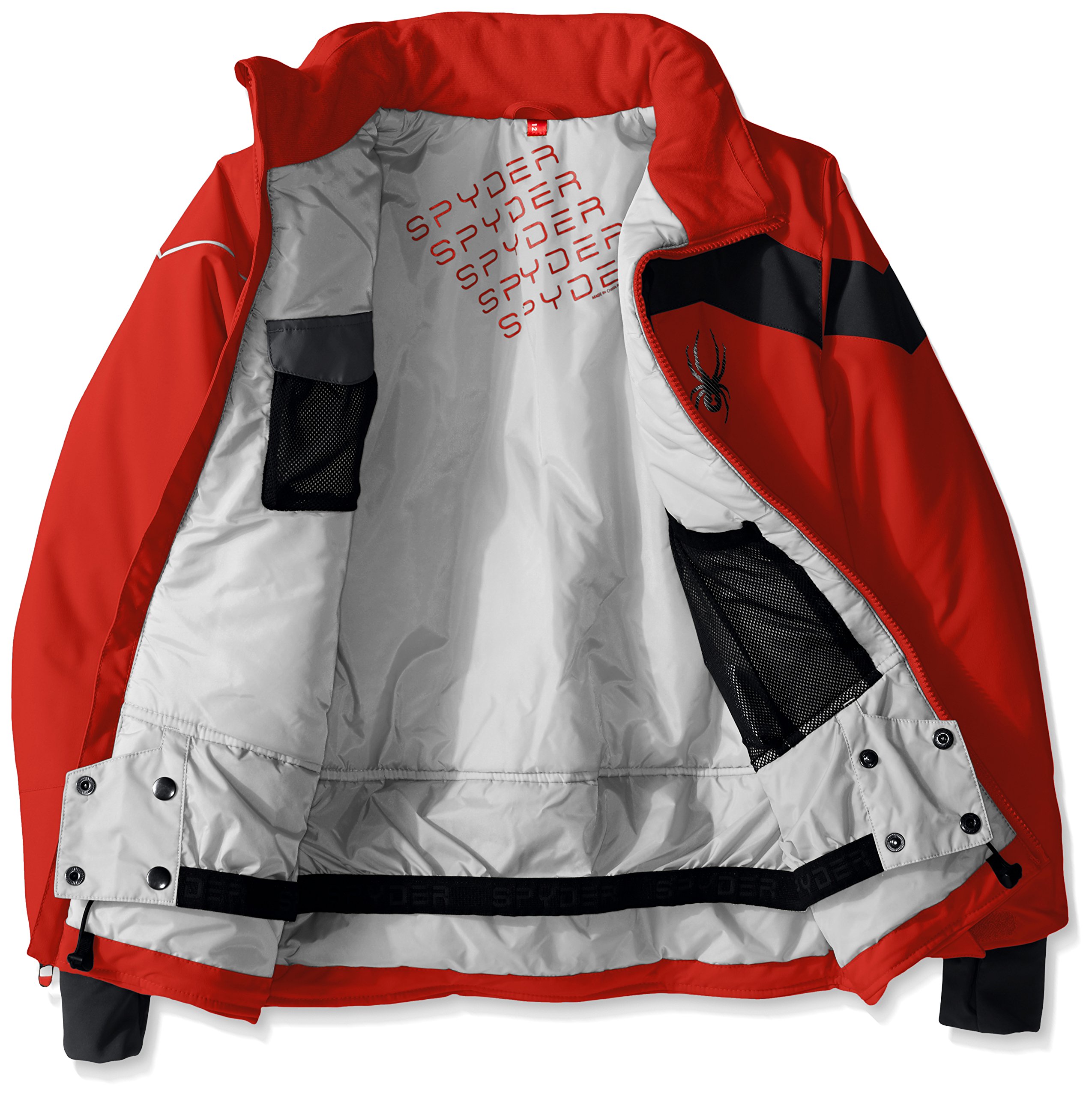 Spyder Boys Rival Jacket - Waterproof Snow Jacket for Kids, Winter Ski Coat with Insulation - Perfect for Skiing, Snowboarding & Outdoor Winter Activities