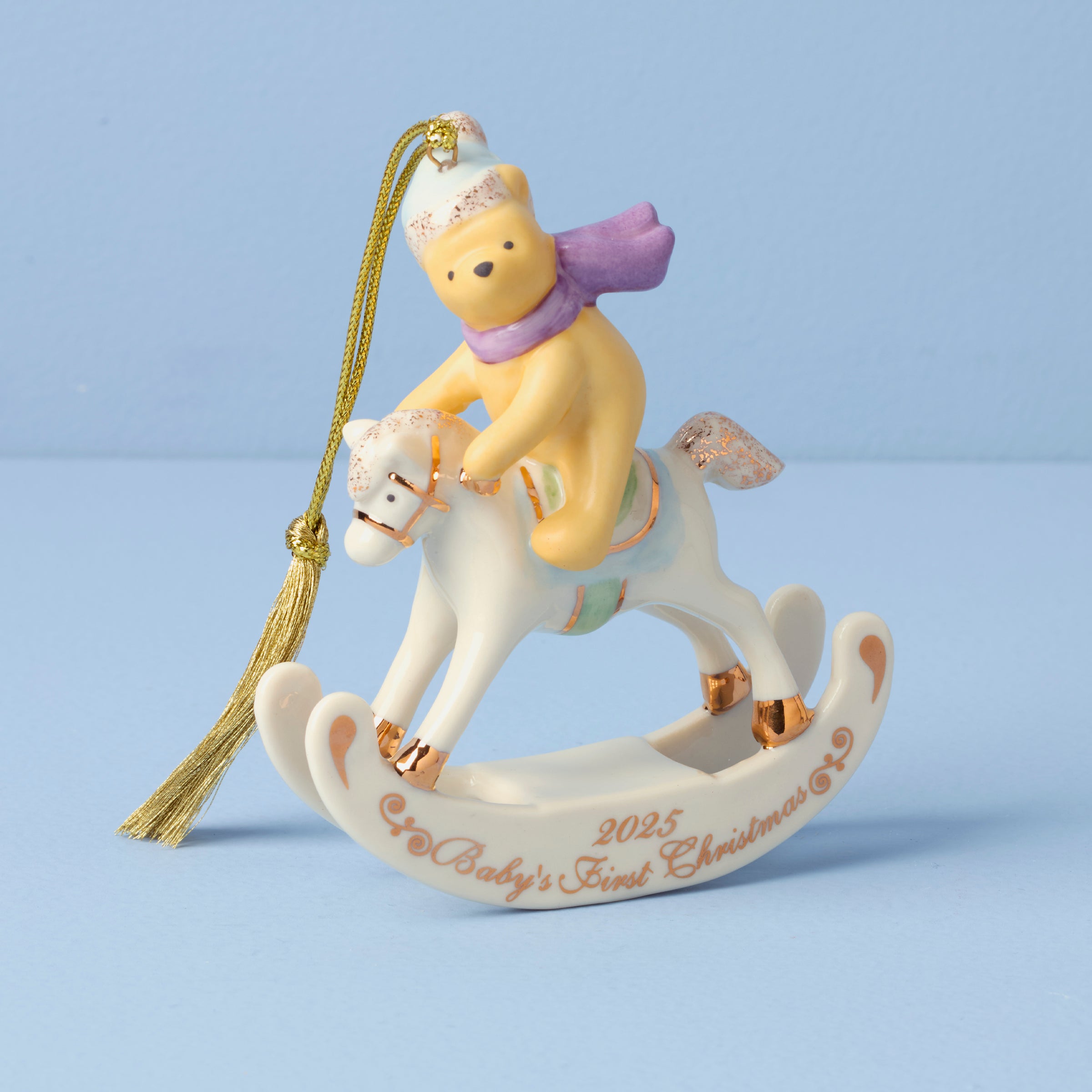 2025 Winnie The Pooh Baby's First Christmas Ornament - Personalized Keepsake for Baby's First Christmas - Perfect for Tree Decorations, Gift Giving & Holiday Memories
